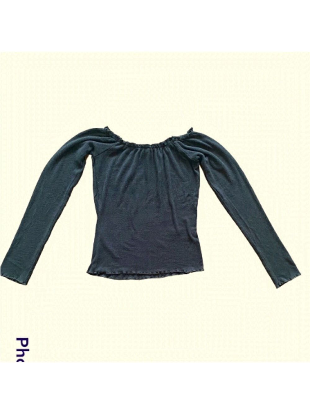 2/$15 Garage Black Long Sleeve Top XS
